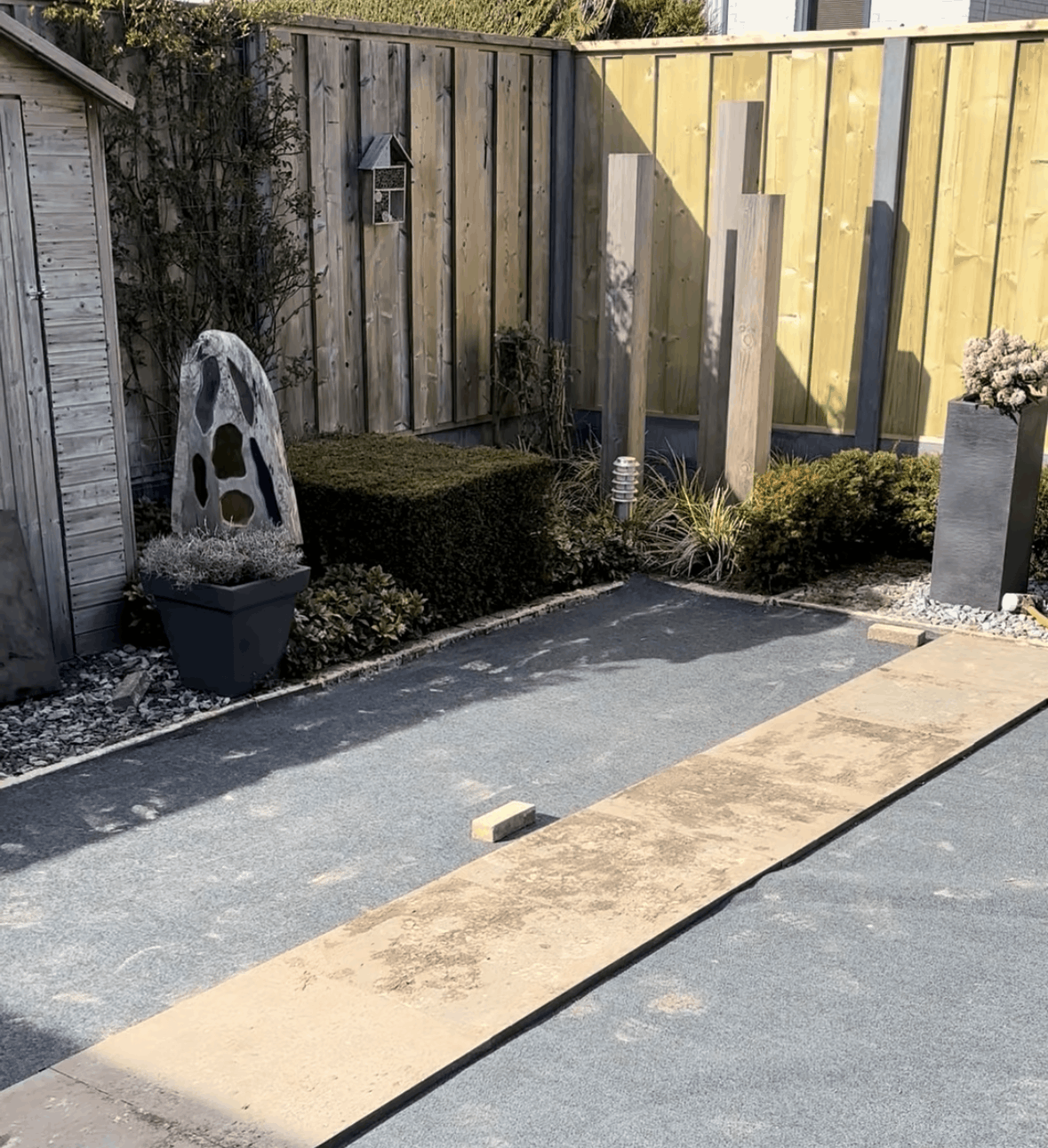 Stabilisatiedoek aanbrengen